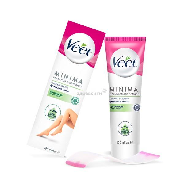 Крем для депиляции Veet Minima для сухой кожи 100 мл., картон