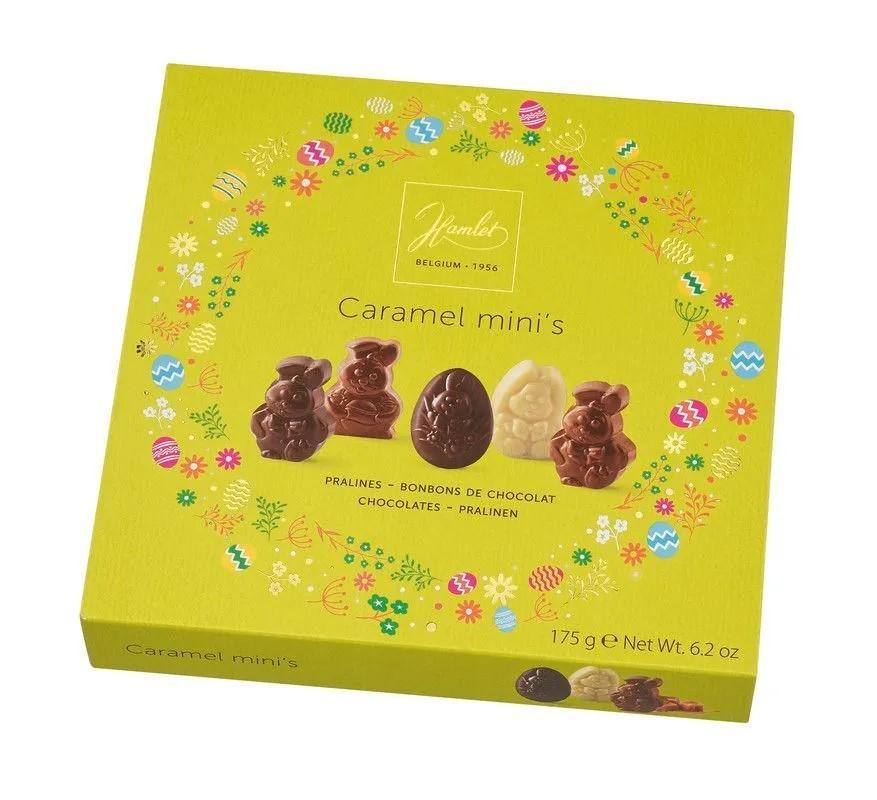 Набор конфет Hamlet Caramel mini шоколадные 175 гр., картон