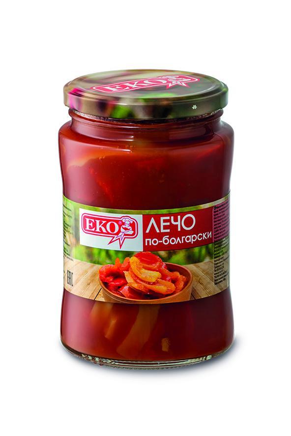 Лечо Eko по-болгарски 720 гр., стекло