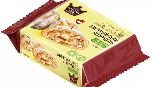 Штрудель Штрудель и Ко Австрийский с яблоком и корицей 280 гр., флоу-пак