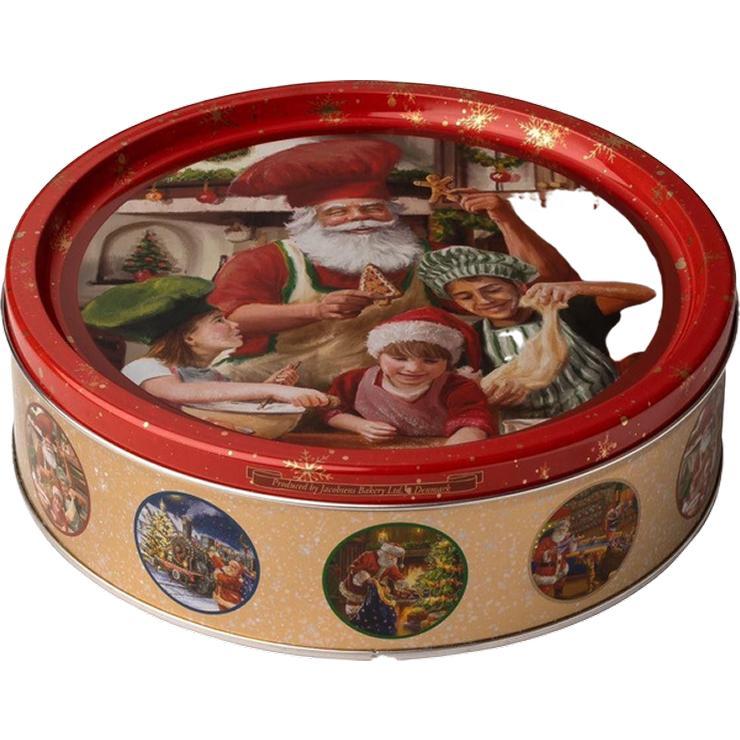 Печенье сдобное Jacobsens Vintage Christmas 4 вида 340 гр., ж/б