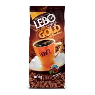 Кофе в зернах Lebo Gold Арабика 1 кг., флоу-пак