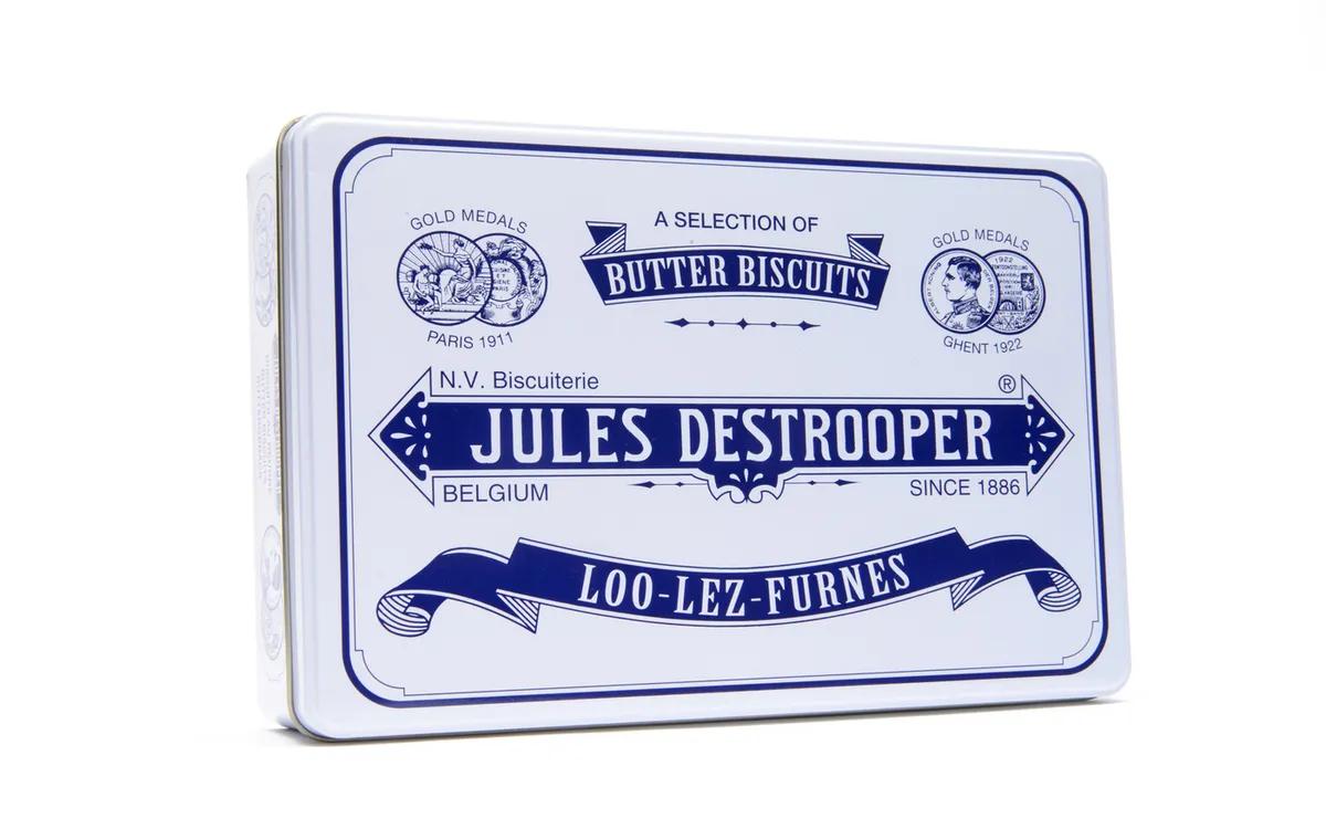 Печенье Jules Destrooper ассорти (в ретро упаковке), 350 гр., ж/б