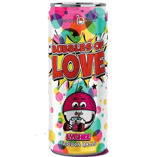 Чайный напиток Bubbles of love Личи Вьетнам 320 мл., ж/б