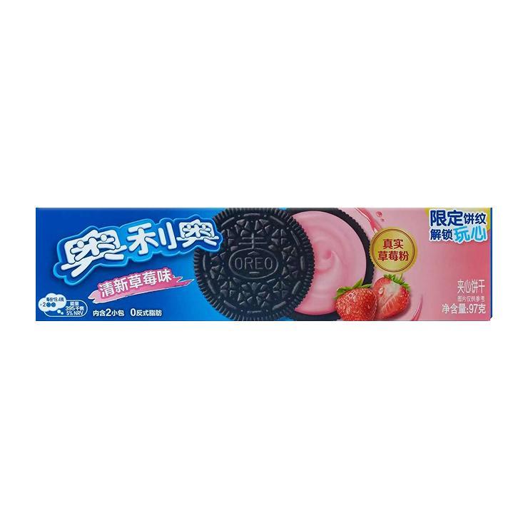 Печенье Oreo клубника 97 гр., картон