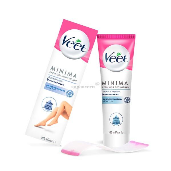Крем для депиляции Veet Minima для чувствительной кожи 100 мл., картон