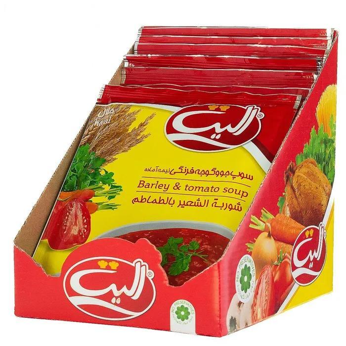 Ячменный суп Elite с помидорами Halal 65 гр., саше