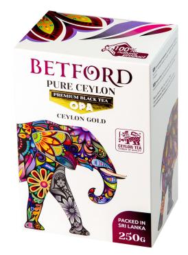 Чай Betford ОРА х 40 Цейлон, 250 гр., картон