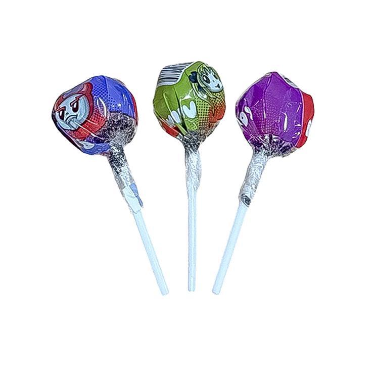 Карамель на палочке ZНАЙКИ LAND кола кола-лайм кола-вишня 18 гр., обертка