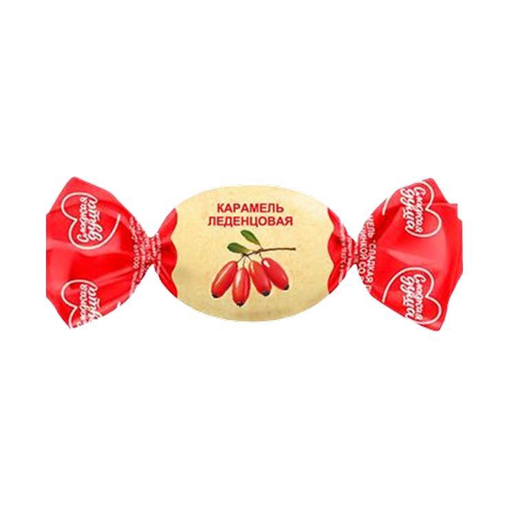 Карамель леденцовая Сладкая Душа барбарис 250 гр., флоу-пак