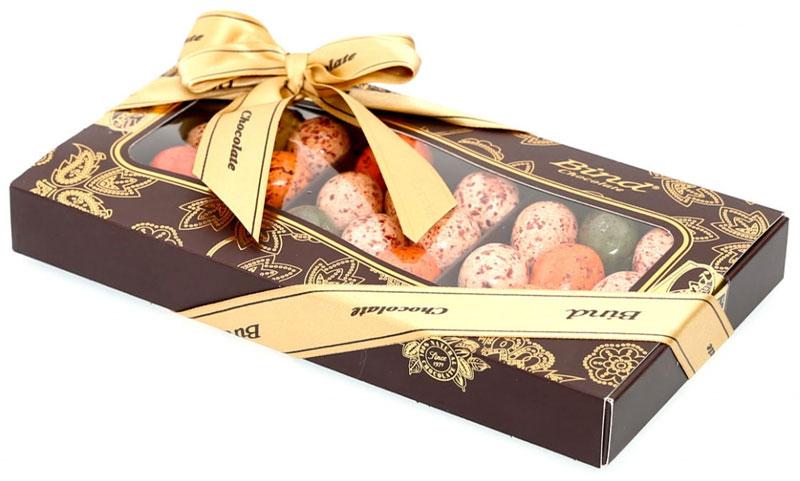 Драже BIND Шоколадные Перепелиные яйца с марципаном 200 гр., картон