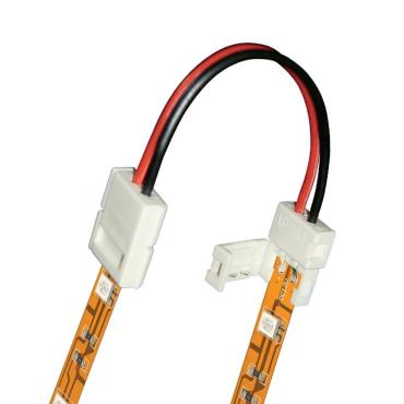 Коннектор (провод) для соединения светодиодных лент 5050 между собой, 2 контакта, IP20, цвет белый, 20 штук, Uniel, пластиковый пакет