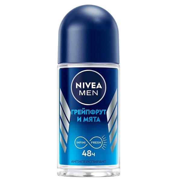 Антиперспирант шариковый Nivea Men Грейпфрут и мята 50 мл., стекло