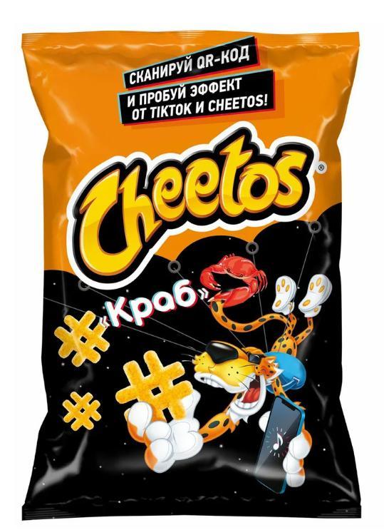 Чипсы Cheetos Краб, 85 гр., флоу-пак
