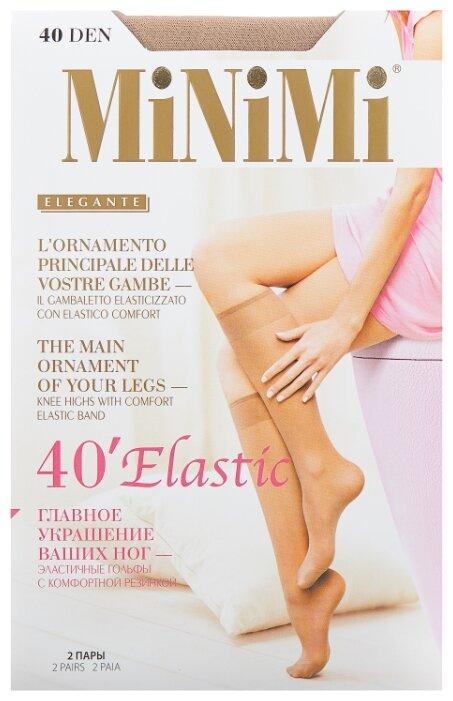 Гольфы MiNiMi Elastic 40 Den Lycra caramello 2 пары