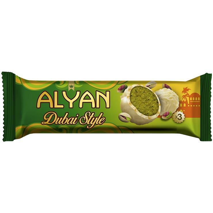 Шоколад Truffino Dubai style белый с фисташковым кремом и кнафе турецкая вермишель 39 гр., флоу-пак