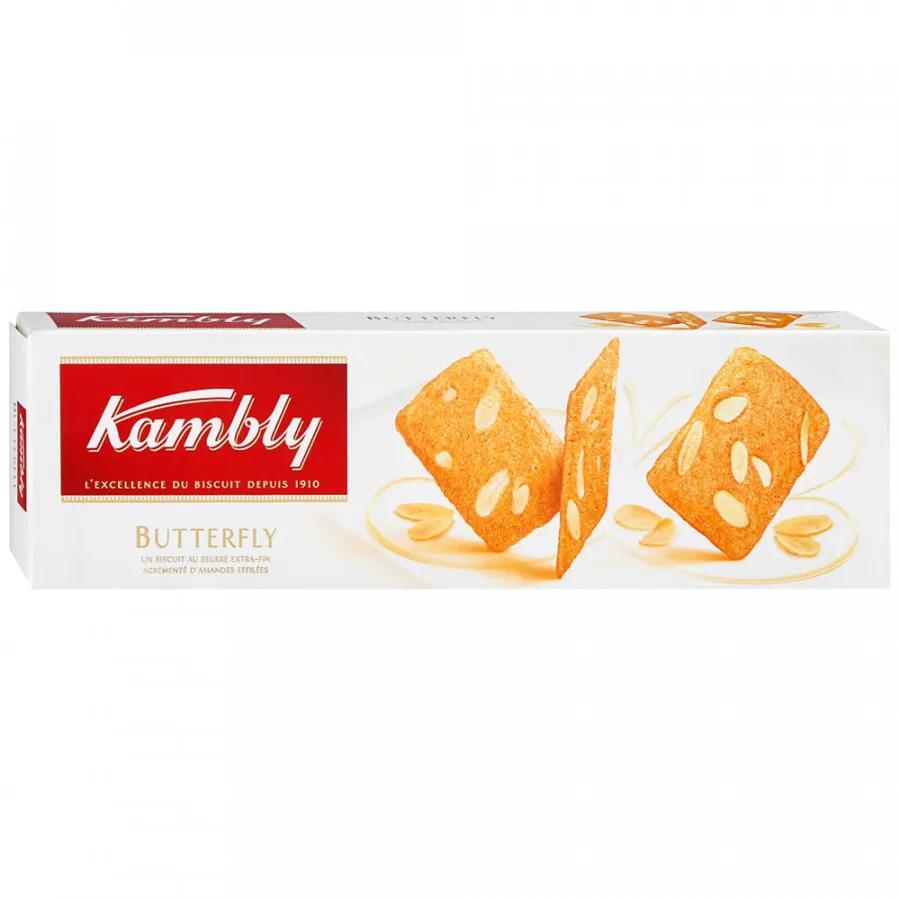 Печенье KAMBLY Buttеrfly с миндалем 100 гр., картон