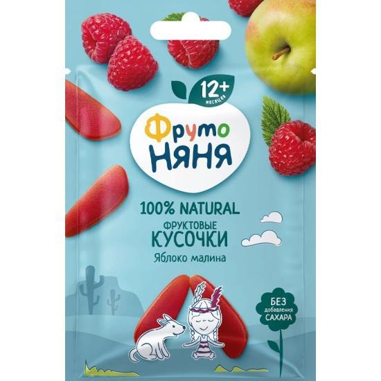 Кусочки фруктовые Фруто Няня Яблоко-малина 15 гр., саше