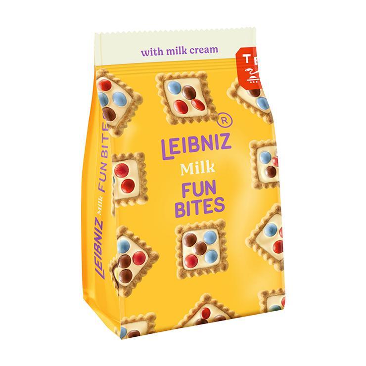 Печенье Bahlsen Choco Fun Bites драже молочный крем 100 гр., флоу-пак