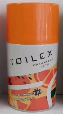 Сменный аэрозоль оранжевое лето Toilex, 250 мл., аэрозольная упаковка