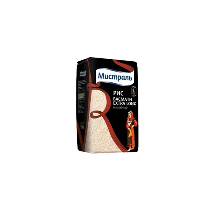 Рис Мистраль extra long басмати для плова бирияни 500 гр., флоу-пак