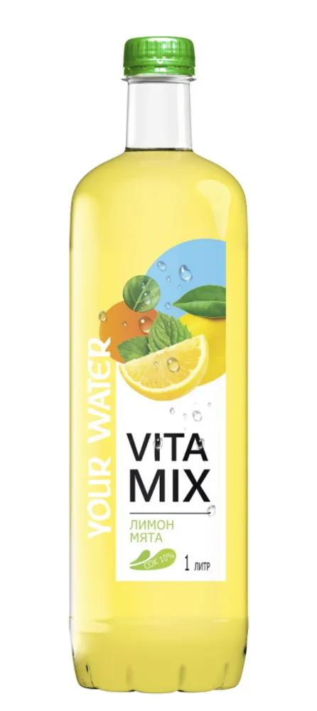 Напиток сокосодержащий Vitamix лимон мята 1 л., ПЭТ
