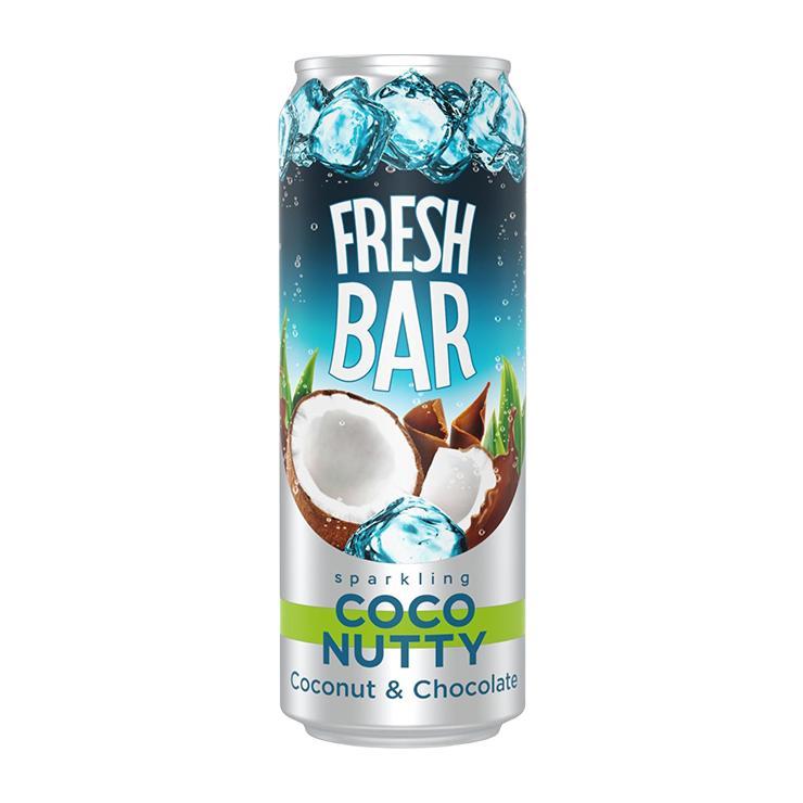 Напиток газированный Fresh Bar кокос 450 мл., ж/б