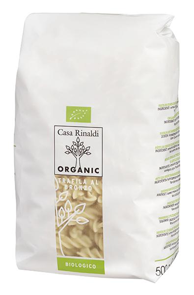 Паста Фузилли БИО, Сasa Rinaldi, 500 гр., пластиковый пакет