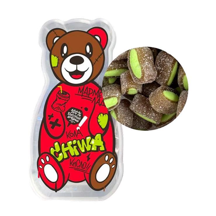 Мармелад жевательный Chi Wa Wa Graffiti кола кислый карандаш кусочки 200 гр., пластиковая упаковка