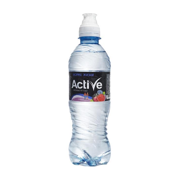 Вода негазированная Норма жизни Актив Малаховская лесные ягоды спорт 500 мл., ПЭТ