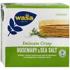 Хлебцы Wasa delicate crisp rosemary sea salt тонкие пшеничные цельнозерновые с розмарином и морской солью, 190 гр., флоу-пак