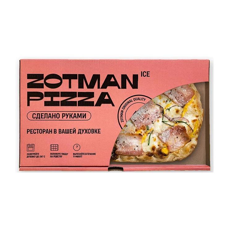 Пицца ZOTMAN чиз карбонара 310 гр., картон