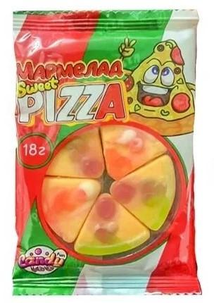Мармелад жевательный Fun Candy Lab Sweet Пицца 18 гр., флоу-пак