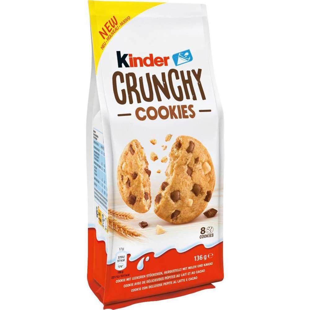 Печенье Kinder Crunchy Cookies 136 гр., флоу-пак