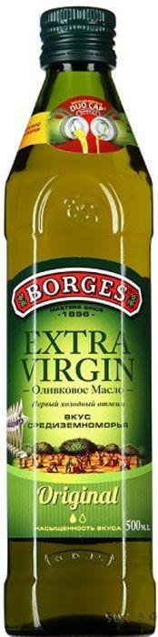 Масло оливковое,нерафинированное, Borges Extra Virgin, 500 мл., стекло