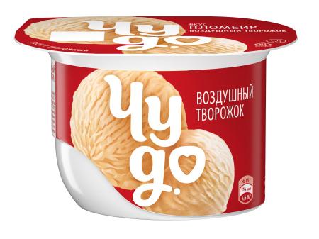 Десерт творожный Чудо взбитый пломбир 5,8% 85 гр., стакан