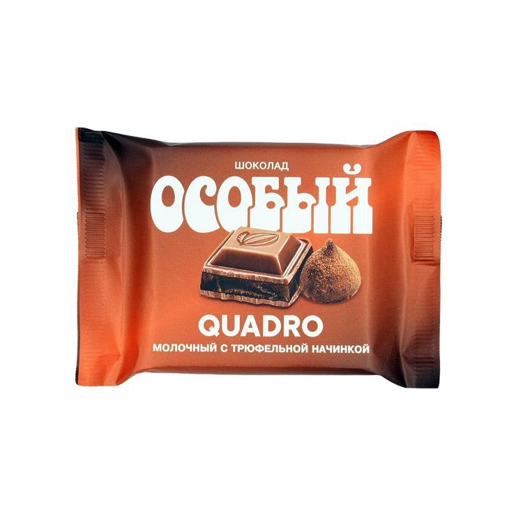 Шоколад Особый молочный с трюфельной начинкой 82 гр., флоу-пак