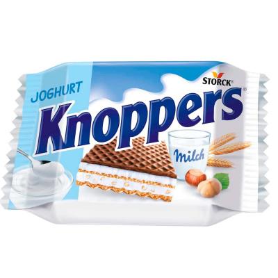 Печенье вафельное Knoppers Yoghurt 25 гр., флоу-пак