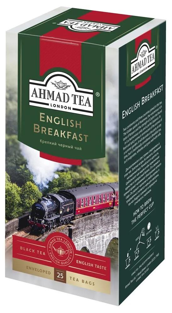 Чай Ahmad Tea English Breakfast 25 пакетиков 50 гр., картон