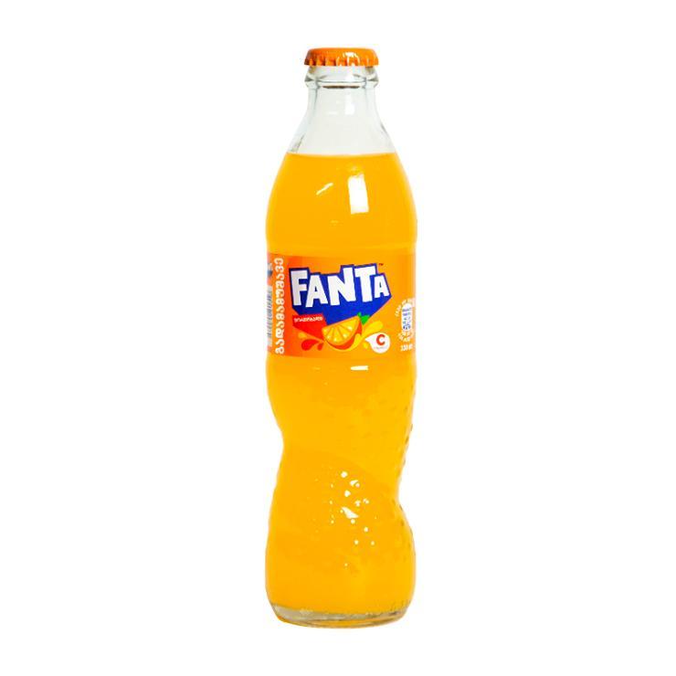 Напиток Fanta безалкогольный газированный, 330 мл., стекло
