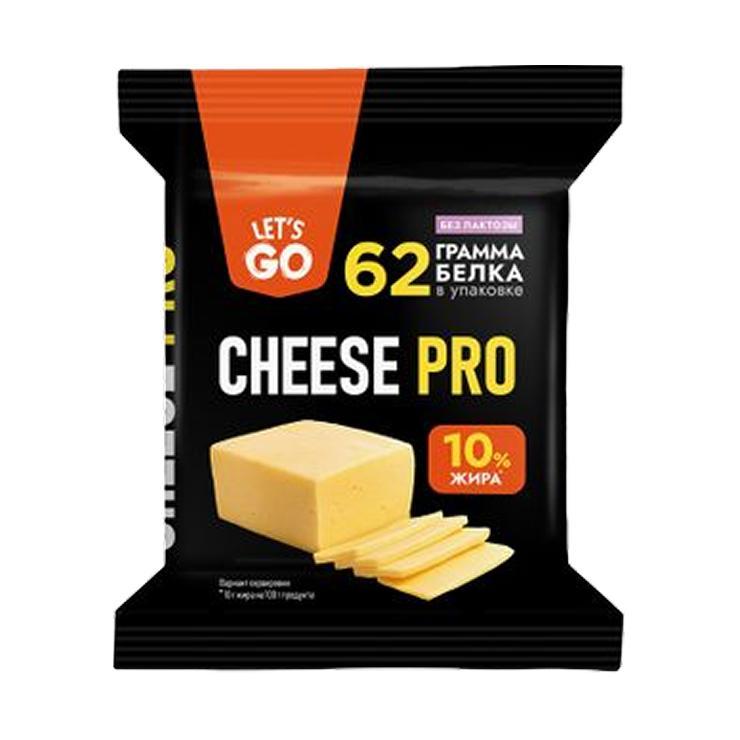 Сыр полутвердый Let's Go cheese pro протеиновый безлактозный 20% 180 гр., флоу-пак