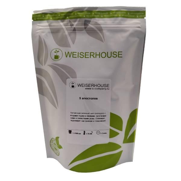 Чай зеленый Weiserhouse 5 апостолов 250 гр., дой-пак