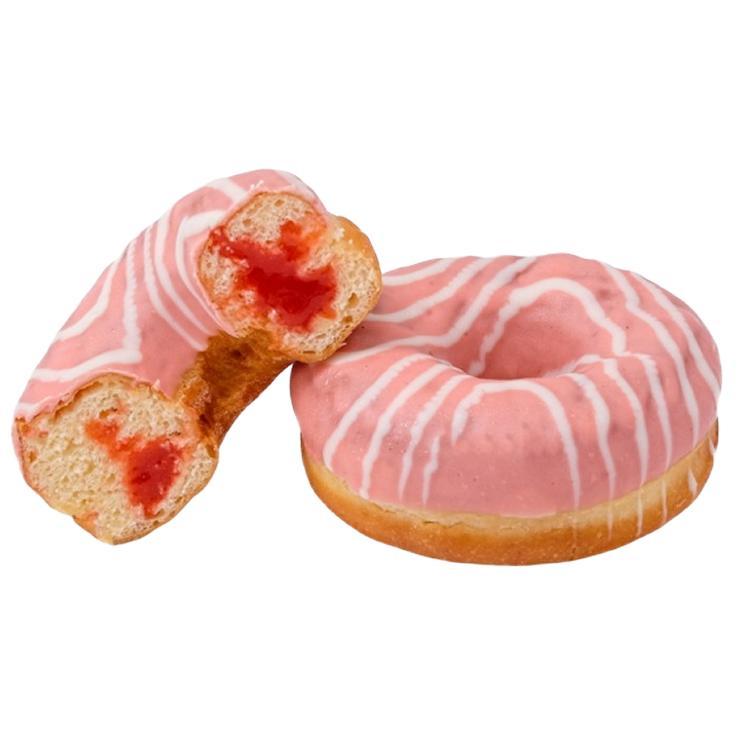 Бисквит Prendimi Twin Donut с клубничной начинкой покрытое шоколадной глазурью 45 гр., флоу-пак