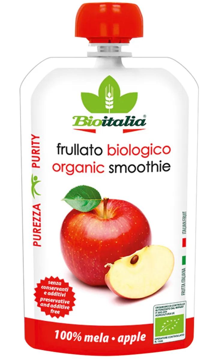 Пюре смузи Bioitalia из яблока, 120 гр., дой-пак
