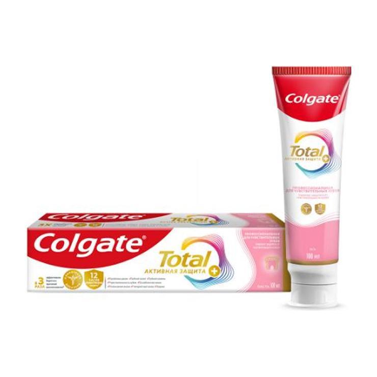 Зубная паста Colgate total для чувствительных зубов 100 мл., картон