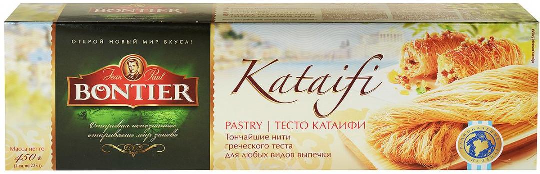 Тесто Bontier Kataifi замороженное 450 гр., картон