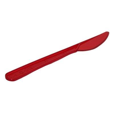 Нож одноразовый Мистерия ПС красный 180 мм.