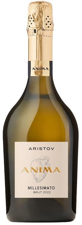 Вино игристое АНИМА АРИСТОВ Миллезимато белое брют, 750 мл., стекло