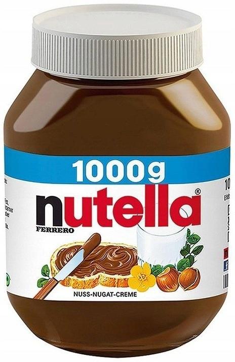 Паста шоколадная Nutella Германия 1 кг., стекло