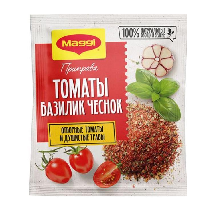 Приправа Maggi томат базилик чеснок 20 гр., саше
